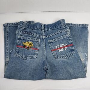Vintage Tonka Tuff Elkay Boys Size 4T Retro 70s Tonka Truck Blue Jeans Pants